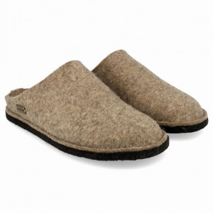 Kapcie Haflinger SOFT Damskie Brązowe | CTMGKUA-07